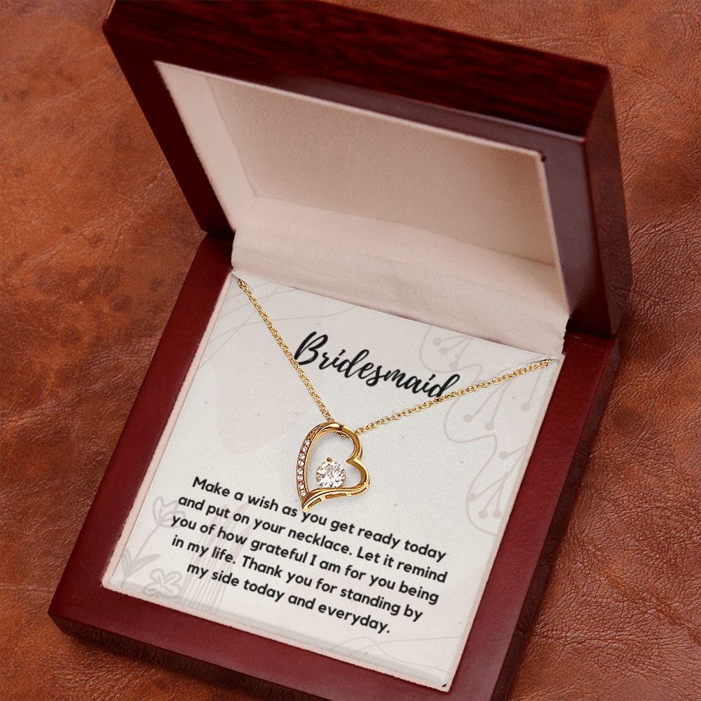 Bridesmaid Necklace Gift, Bridesmaid Thank You Gift, Bridal Party Gift Jewelry, Wedding Party