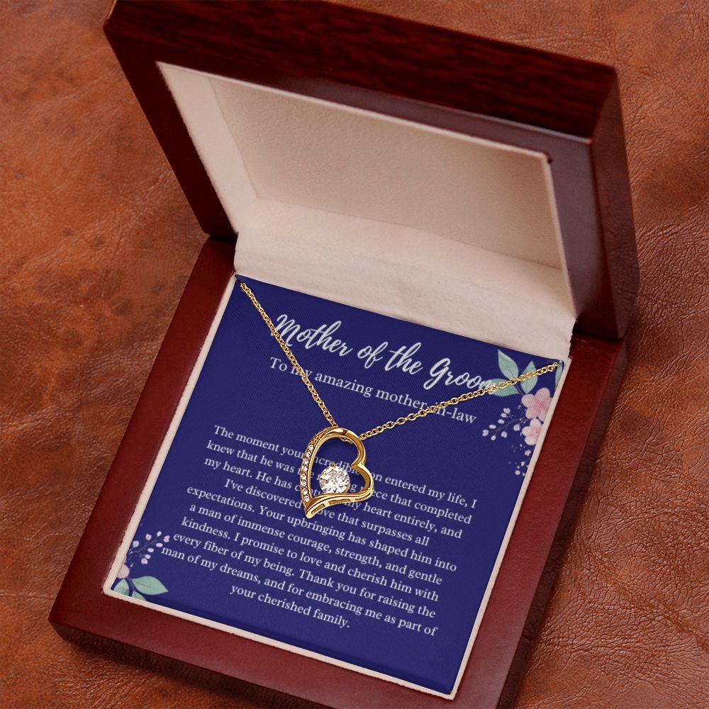 Mother of the Groom Necklace, Gift from Bride, Wedding Day, Mother-in-Law Jewelry, Future Mother-in-Law Gift