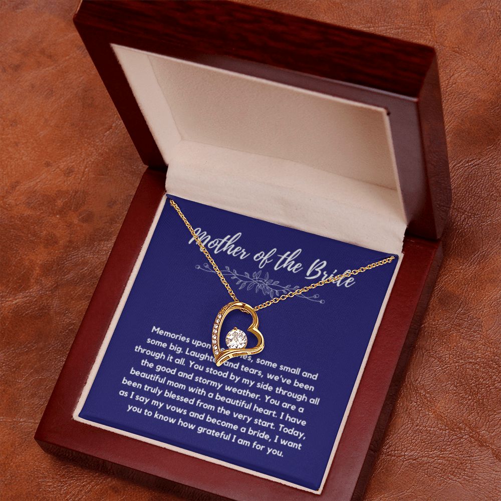 Mother of the Bride Gift from Bride, To My Mom on My Wedding Day, Mother of the Bride Necklace, Wedding Day Gift from Daughter