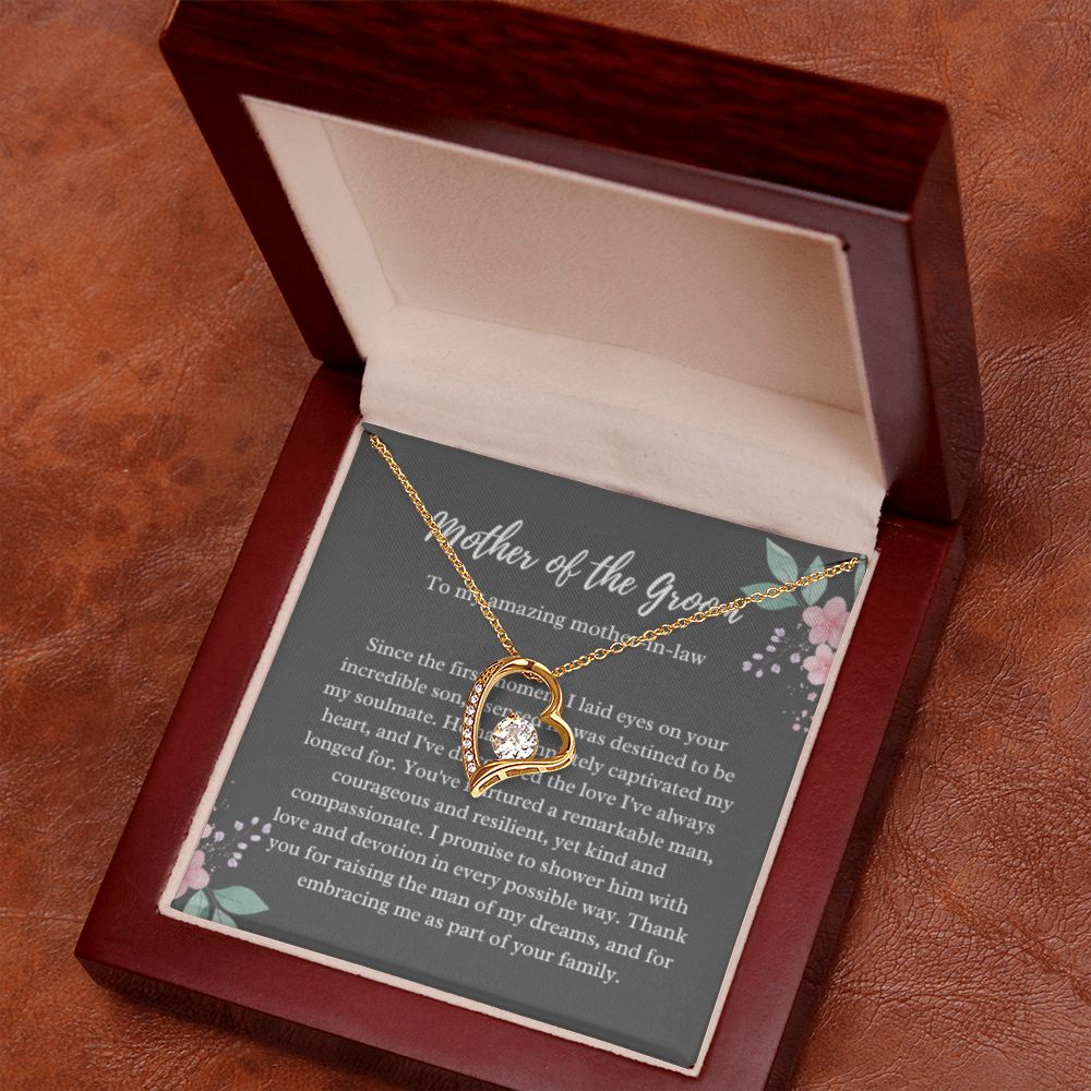 Mother of the Groom Necklace, Gift from Bride, Wedding Day, Mother-in-Law Jewelry, Future Mother-in-Law Gift