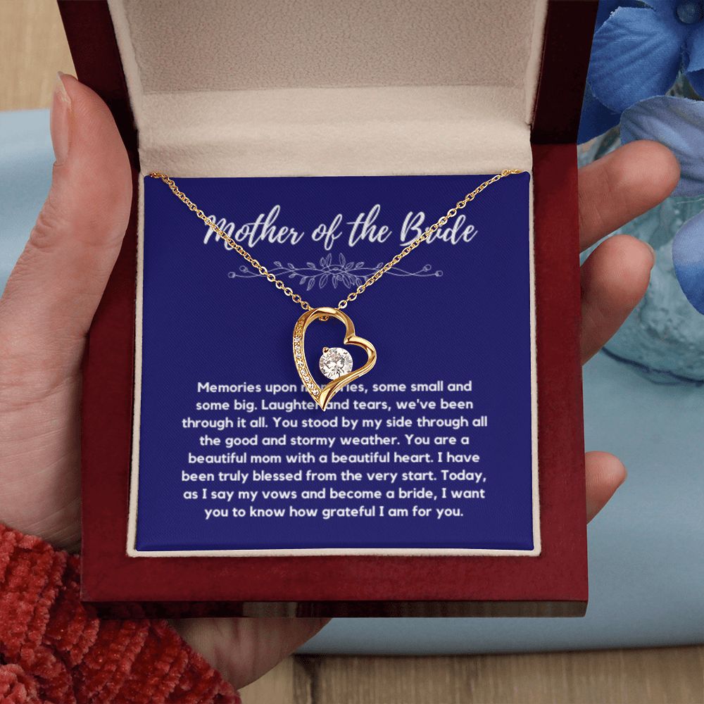 Mother of the Bride Gift from Bride, To My Mom on My Wedding Day, Mother of the Bride Necklace, Wedding Day Gift from Daughter