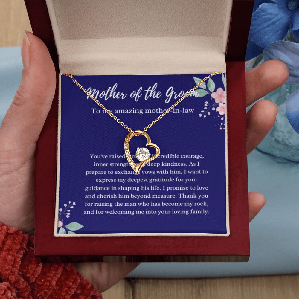 Mother of the Groom Necklace, Gift from Bride, Wedding Day, Mother-in-Law Jewelry, Future Mother-in-Law Gift