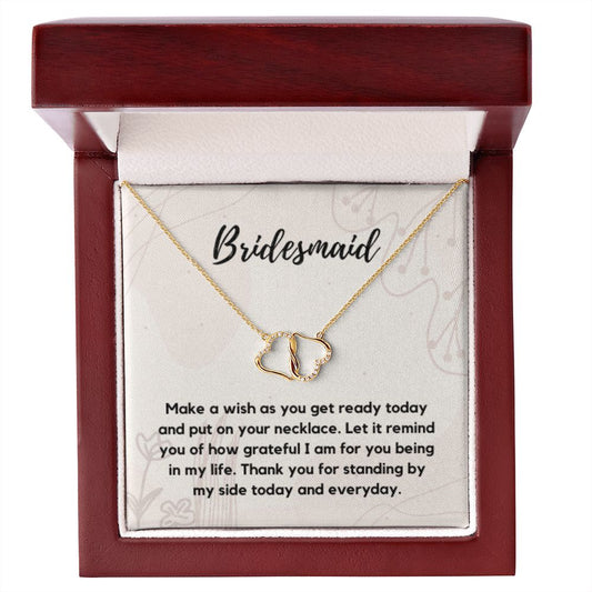 Bridesmaid Necklace Gift, Bridesmaid Thank You Gift, Bridal Party Gift Jewelry, Wedding Party