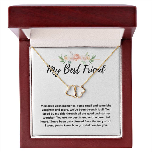 Best Friend Necklace, Knot of friendship gift Soul sister Friend forever, Best friend, Best friend gift, Gold Jewelry