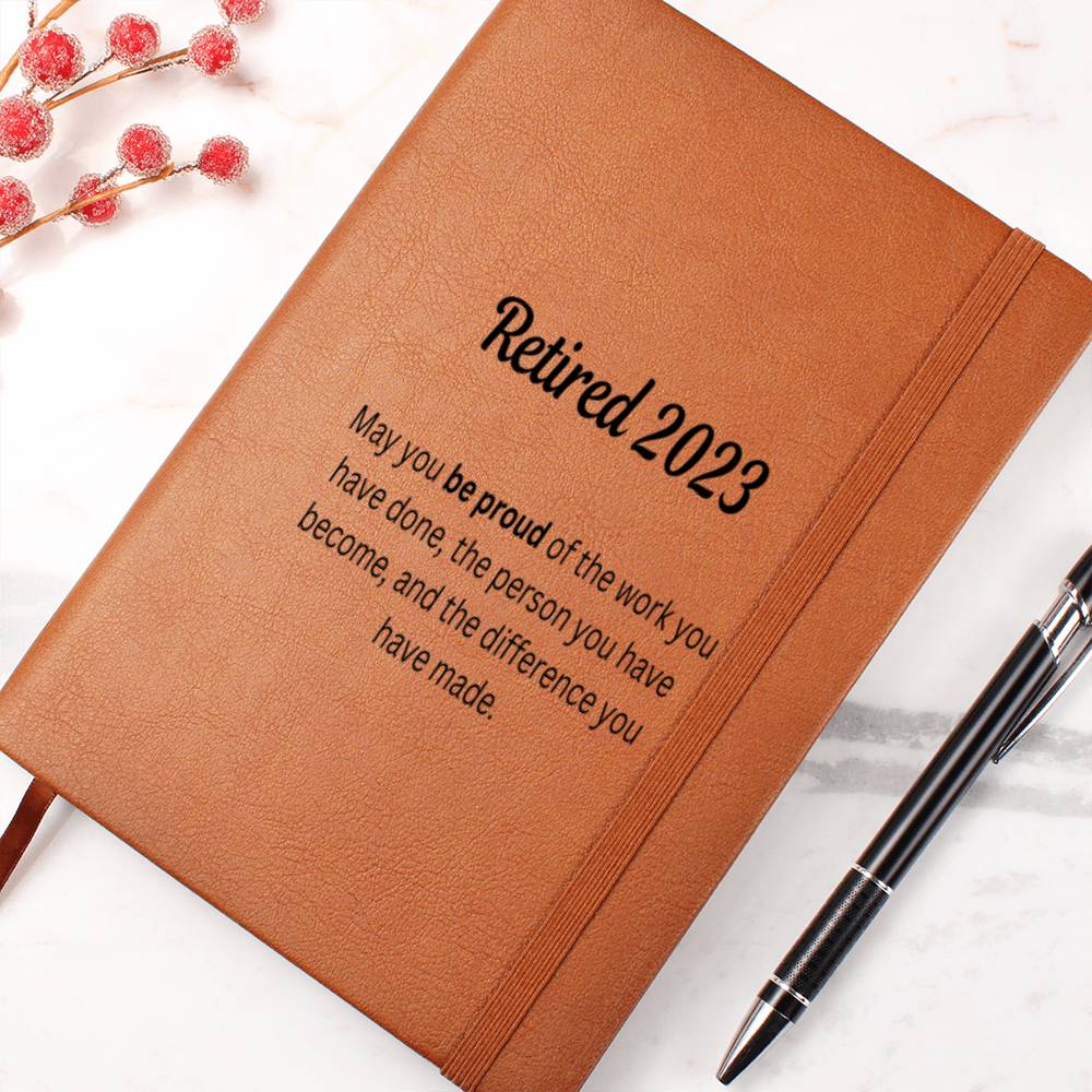 Retirement 2023 Message Card Journal Gift, Retirement Gift, Journal Notebook Happy Retirement Gift