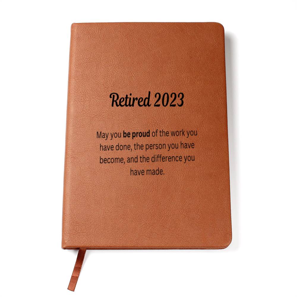 Retirement 2023 Message Card Journal Gift, Retirement Gift, Journal Notebook Happy Retirement Gift