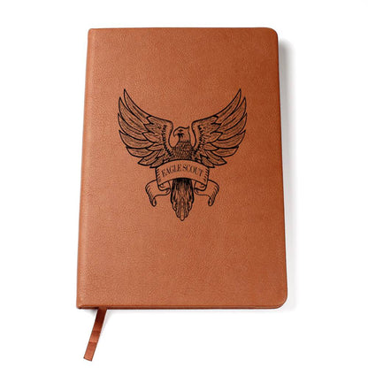 Eagle Scout Leather Journal Gift For Him, Scout Leader Gift, Notebook