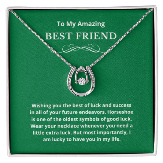 EllePendants Horseshoe Necklace Gifts, Best Friend Gift, Lucky Horseshoe, Horse Compass Jewelry, Horseshoe Gifts, Horse Lovers