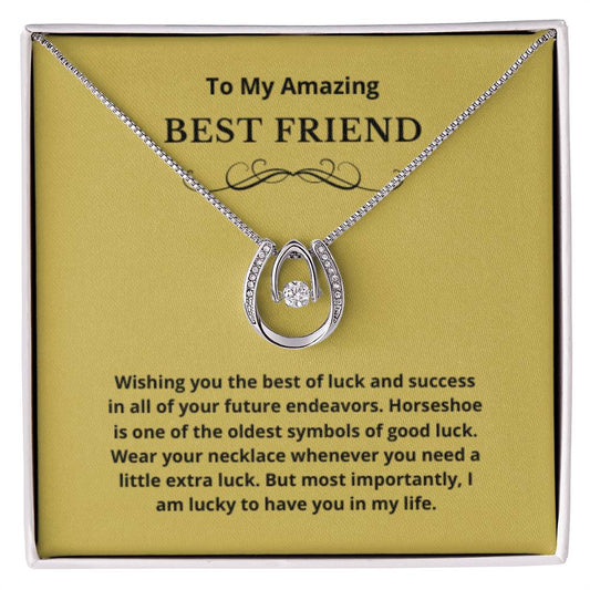 EllePendants Horseshoe Necklace Gifts, Best Friend Gift, Lucky Horseshoe, Horse Compass Jewelry, Horseshoe Gifts, Horse Lovers