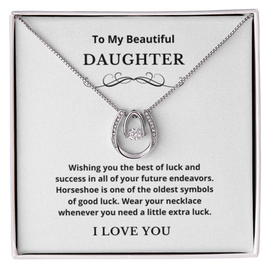 EllePendants Horseshoe Necklace, Mother Daughter Necklace, Lucky Horseshoe, Horse Compass Jewelry, Horseshoe Gifts, Horse Lovers