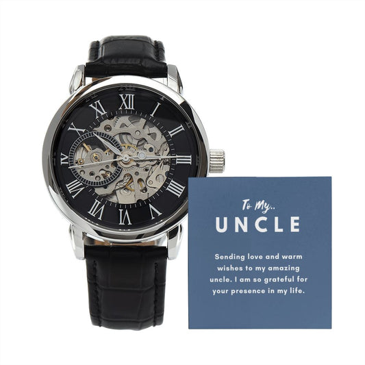 Uncle Watch Gift, From Niece, From Cousin, Father's Day, Gifts for Men, Graduation Gifts for Him, Fathers Day, Christmas