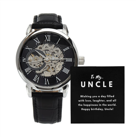 Uncle Watch Gift, From Niece, From Cousin, Father's Day, Gifts for Men, Graduation Gifts for Him, Fathers Day, Christmas