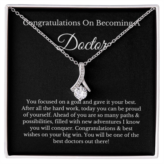 Doctor Graduation Gift Necklace Alluring Beauty