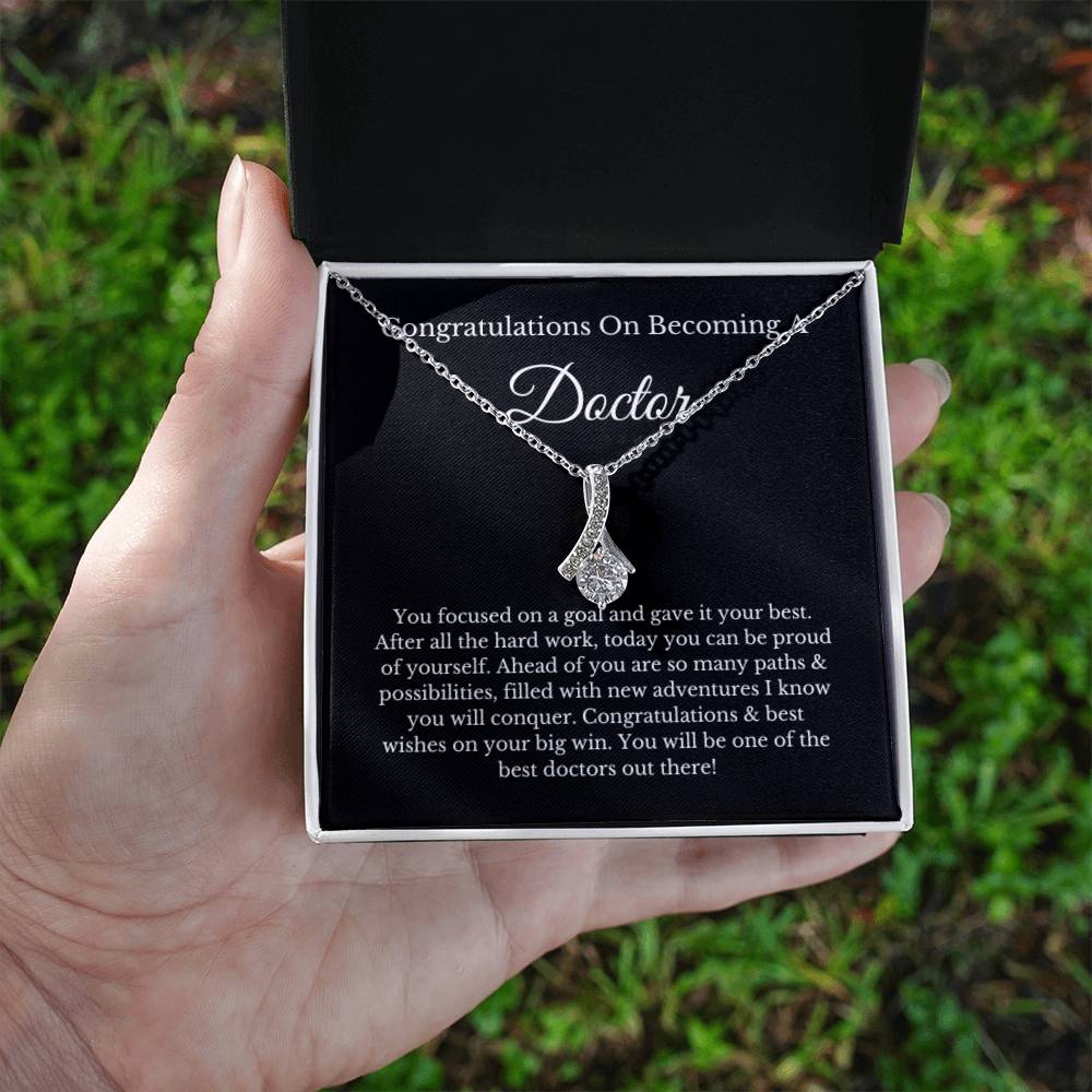 Doctor Graduation Gift Necklace Alluring Beauty