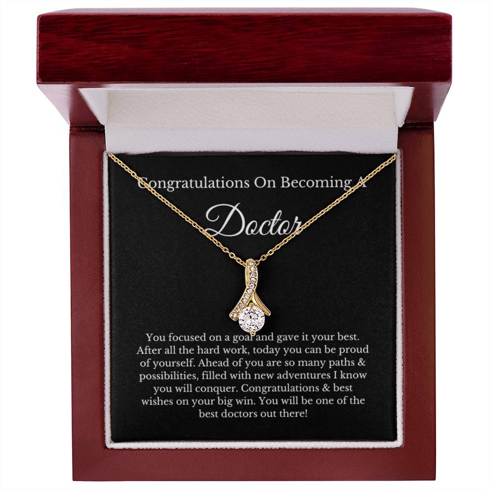 Doctor Graduation Gift Necklace Alluring Beauty