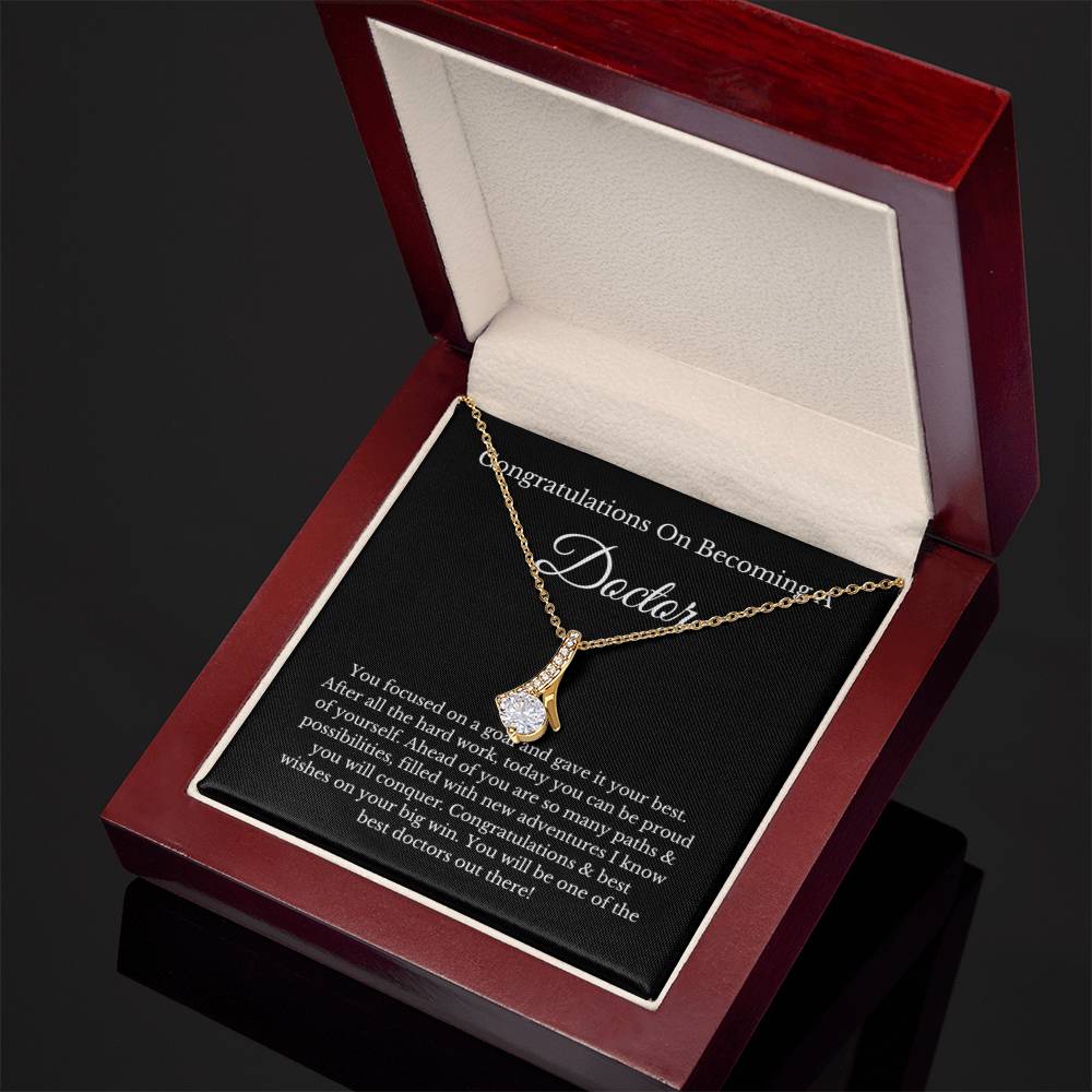 Doctor Graduation Gift Necklace Alluring Beauty