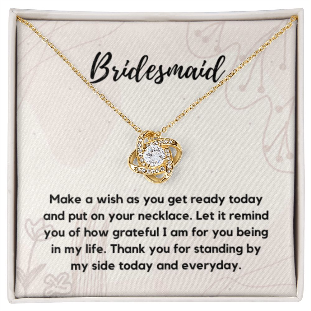 Bridesmaid Necklace Gift, Bridesmaid Thank You Gift, Bridal Party Gift Jewelry, Wedding Party