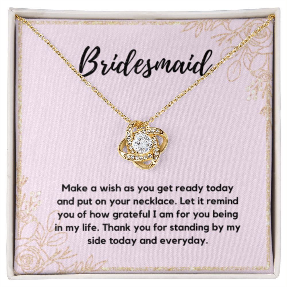 Bridesmaid Necklace Gift, Bridesmaid Thank You Gift, Bridal Party Gift Jewelry, Wedding Party