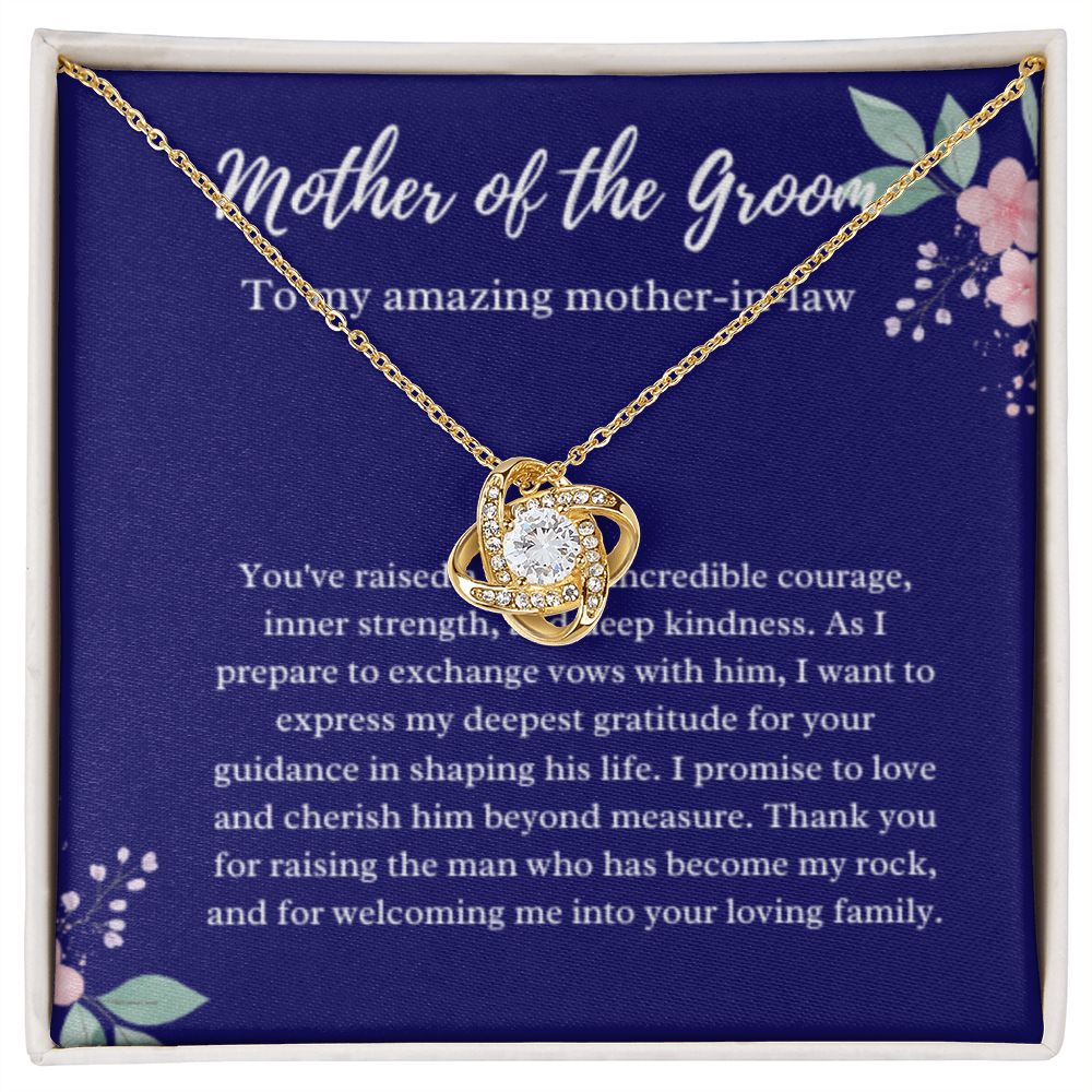 EllePendants Mother Of The Groom Gift From Bride, Mother In Law Gift Wedding Day, From Daughter In Law, Future Mother In Law Gifts Necklace, Gold Jewelry, Love Necklace