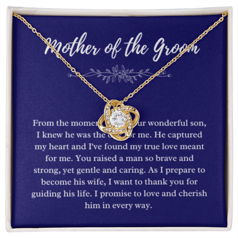 EllePendants Mother Of The Groom Gift From Bride, Mother In Law Gift Wedding Day, From Daughter In Law, Future Mother In Law Gifts Necklace, Gold Jewelry, Love Necklace