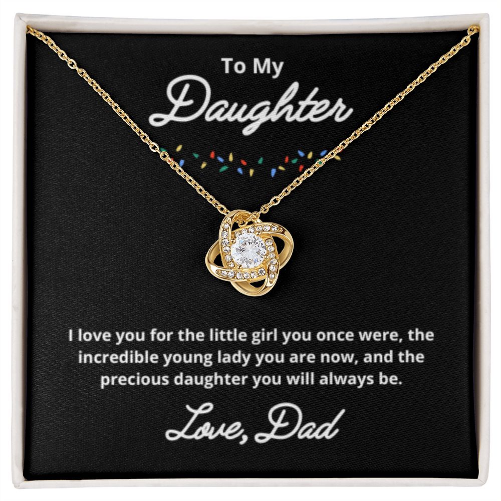 To My Daughter Necklace, Father Daughter Necklace, Father to Daughter Birthday Gift, Gifts to Daughter from Dad