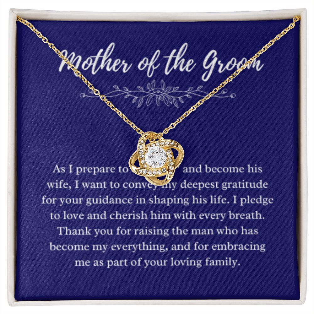 EllePendants Mother Of The Groom Gift From Bride, Mother In Law Gift Wedding Day, From Daughter In Law, Future Mother In Law Gifts Necklace, Gold Jewelry, Love Necklace