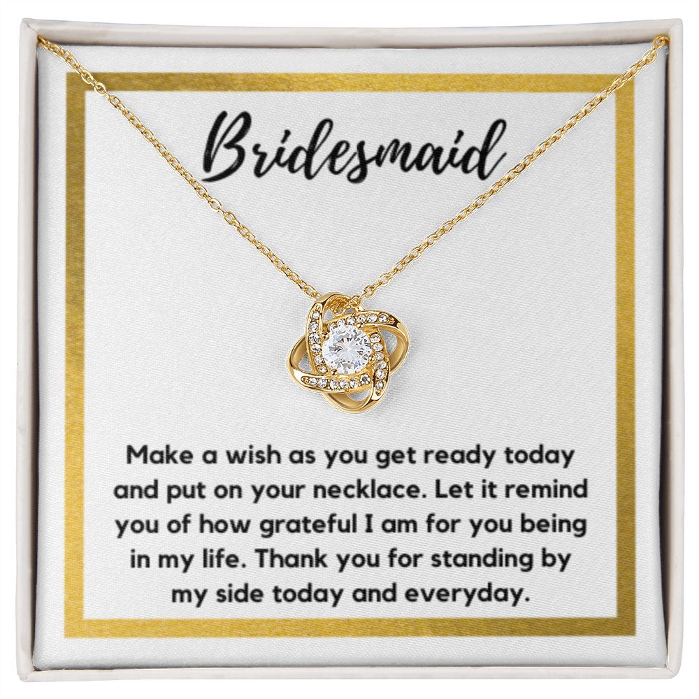 Bridesmaid Necklace Gift, Bridesmaid Thank You Gift, Bridal Party Gift Jewelry, Wedding Party