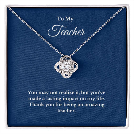 Teacher Gift Box, Teacher Jewelry, Message Card Gift, For Teacher, From Student, End of Year Teacher Gift, Graduation Gift