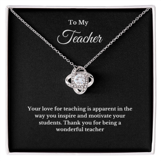 Teacher Gift Box, Teacher Jewelry, Message Card Gift, For Teacher, From Student, End of Year Teacher Gift, Graduation Gift