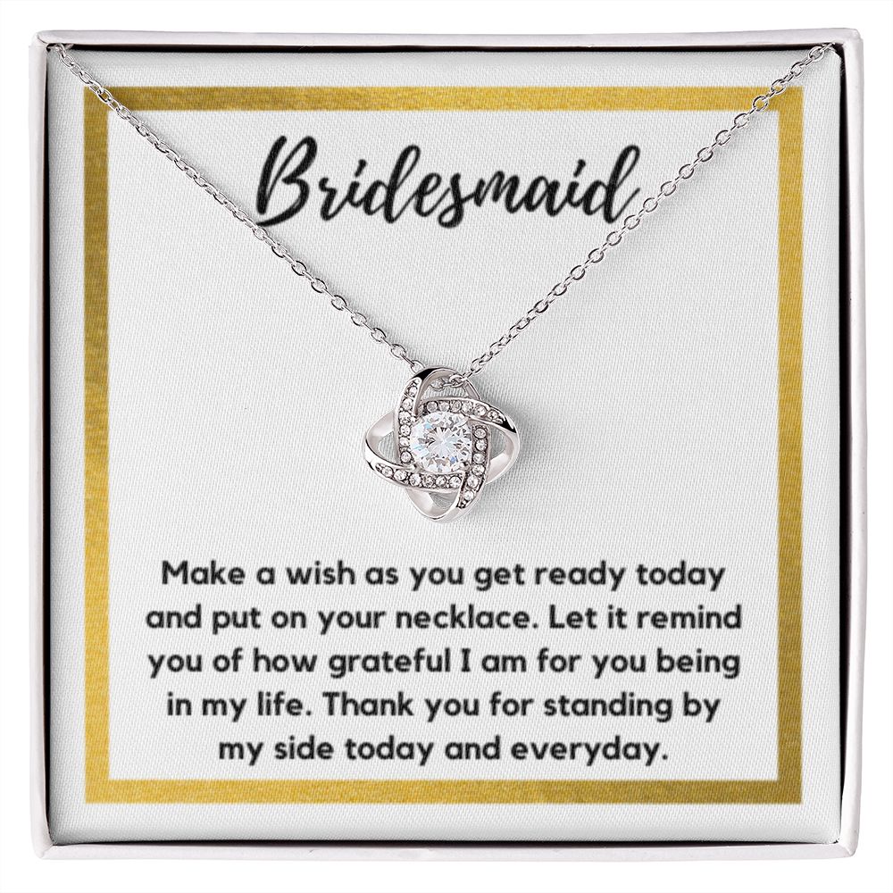 Bridesmaid Necklace Gift, Bridesmaid Thank You Gift, Bridal Party Gift Jewelry, Wedding Party