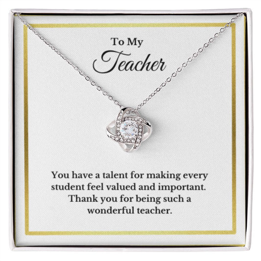 Teacher Gift Box, Teacher Jewelry, Message Card Gift, For Teacher, From Student, End of Year Teacher Gift, Graduation Gift