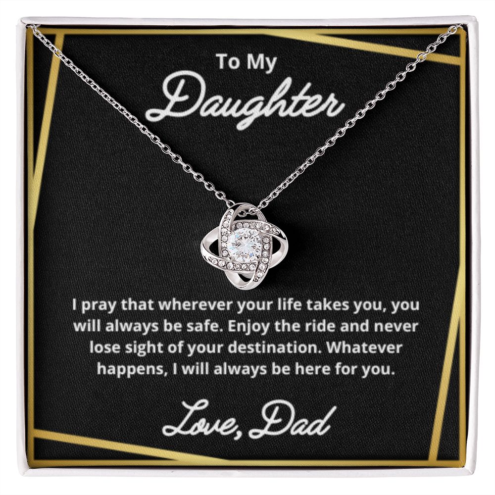 To My Daughter Necklace, Father Daughter Necklace, Father to Daughter Birthday Gift, Gifts to Daughter from Dad