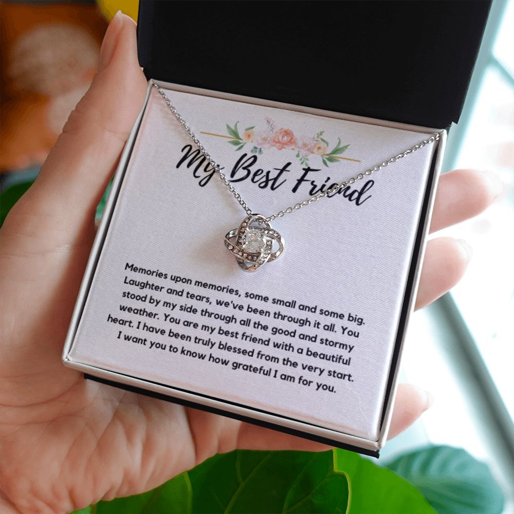 Best Friend Necklace, Knot of friendship gift Soul sister Friend forever, Best friend, Best friend gift, Gift for friend