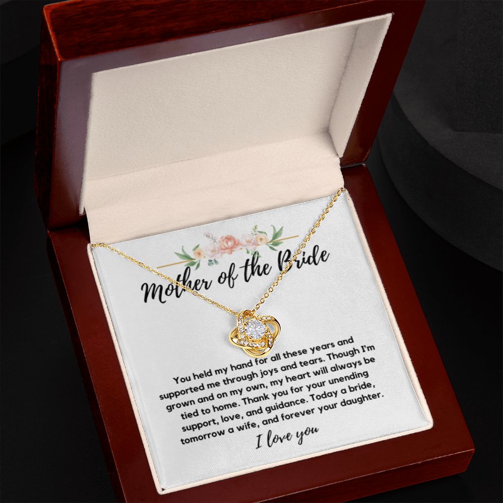 Mother of the Bride Gift from Bride, To My Mom on My Wedding Day, Mother of the Bride Necklace, Wedding Day Gift from Daughter