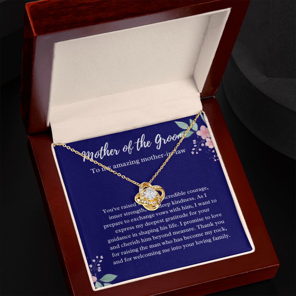 EllePendants Mother Of The Groom Gift From Bride, Mother In Law Gift Wedding Day, From Daughter In Law, Future Mother In Law Gifts Necklace, Gold Jewelry, Love Necklace