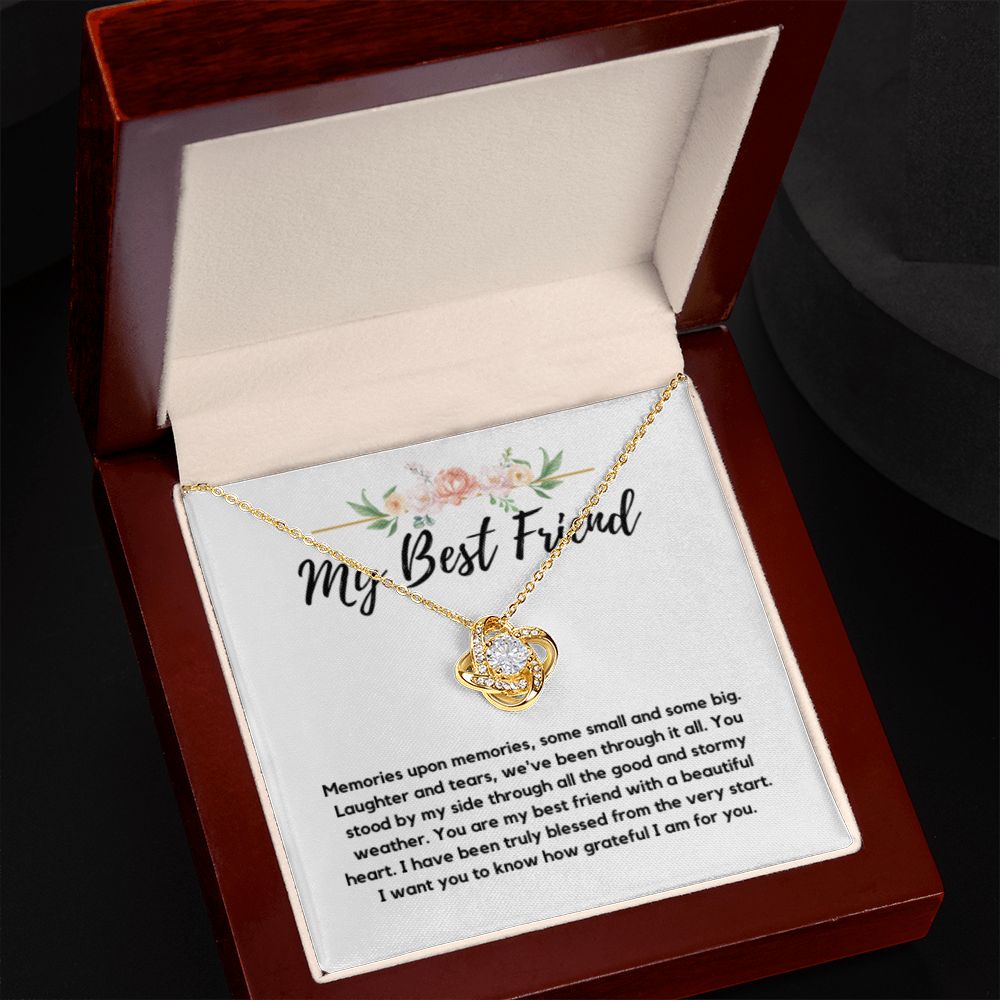 Best Friend Necklace, Knot of friendship gift Soul sister Friend forever, Best friend, Best friend gift, Gift for friend