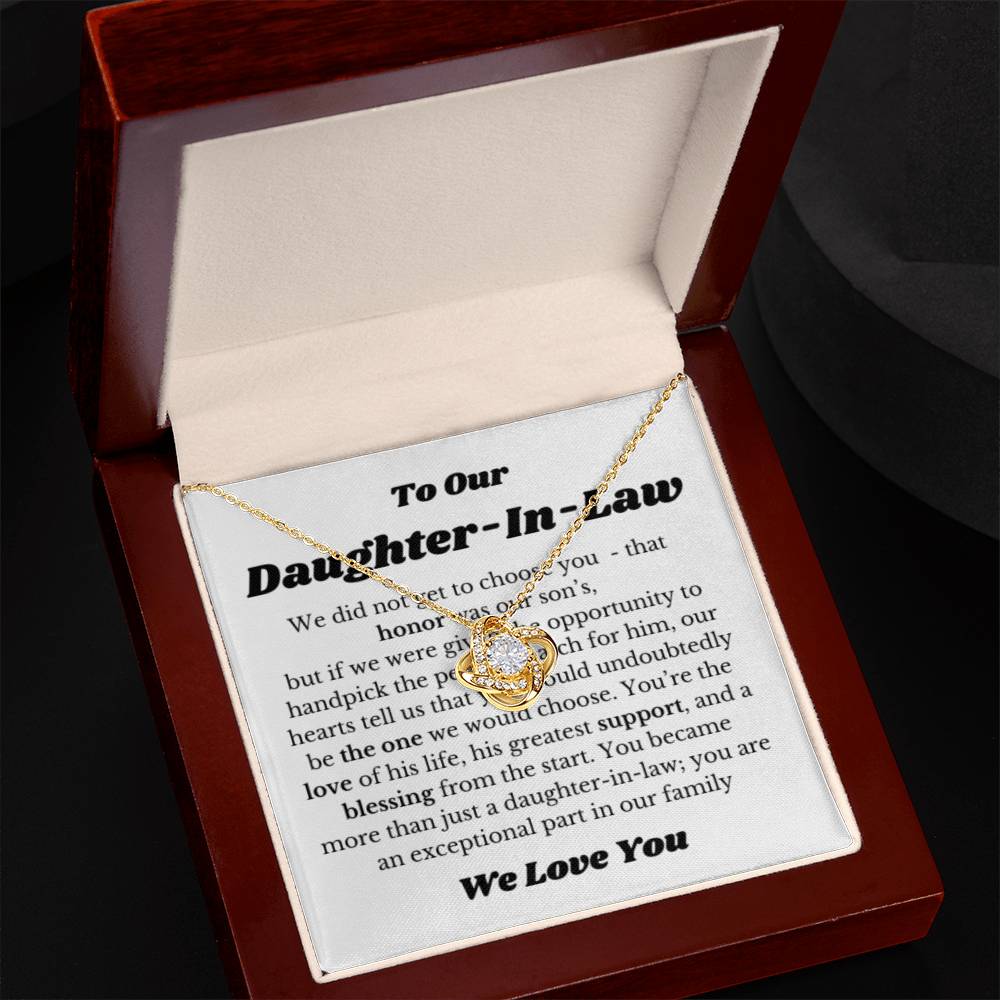 Necklace Gift for Daughter In Law, Daughter In Law Wedding Gift Idea, Daughter In Law Birthday