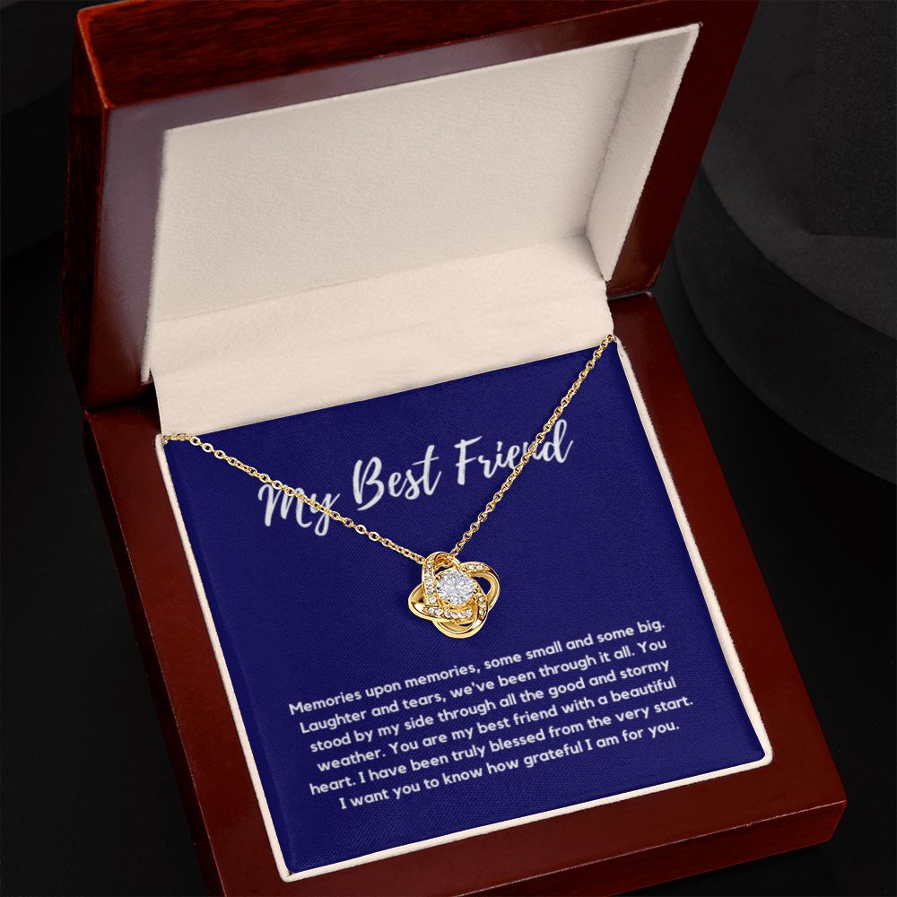 Best Friend Necklace, Knot of friendship gift, Soul sister Friend forever, Best friend, Best friend gift, Gift for friend