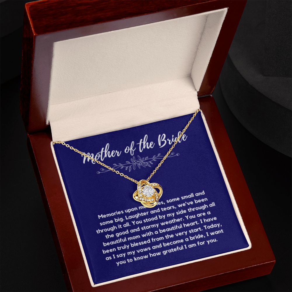 Mother of the Bride Gift from Bride, To Mom on My Wedding Day, Mother of the Bride Necklace, Wedding Day Gift from Daughter