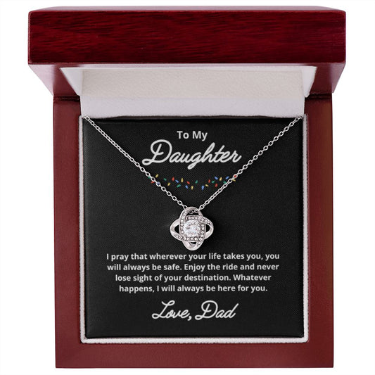 To My Daughter Necklace, Father Daughter Necklace, Father to Daughter Birthday Gift, Gifts to Daughter from Dad