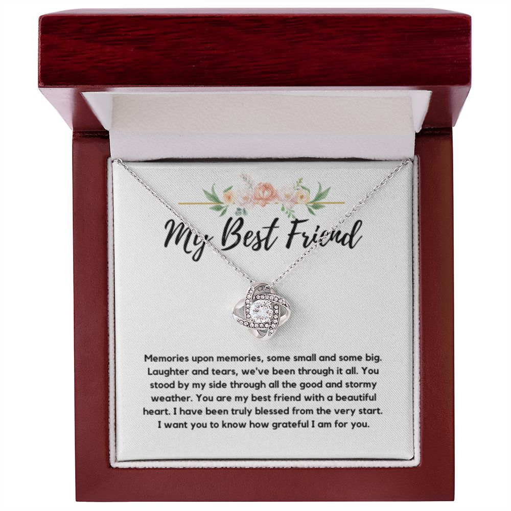 Best Friend Necklace, Knot of friendship gift Soul sister Friend forever, Best friend, Best friend gift, Gift for friend