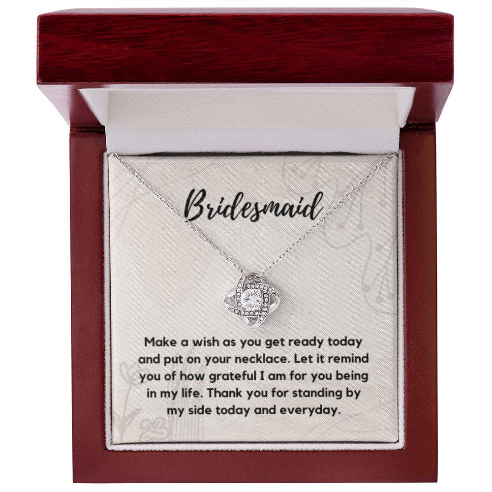 Bridesmaid Necklace Gift, Bridesmaid Thank You Gift, Bridal Party Gift Jewelry, Wedding Party