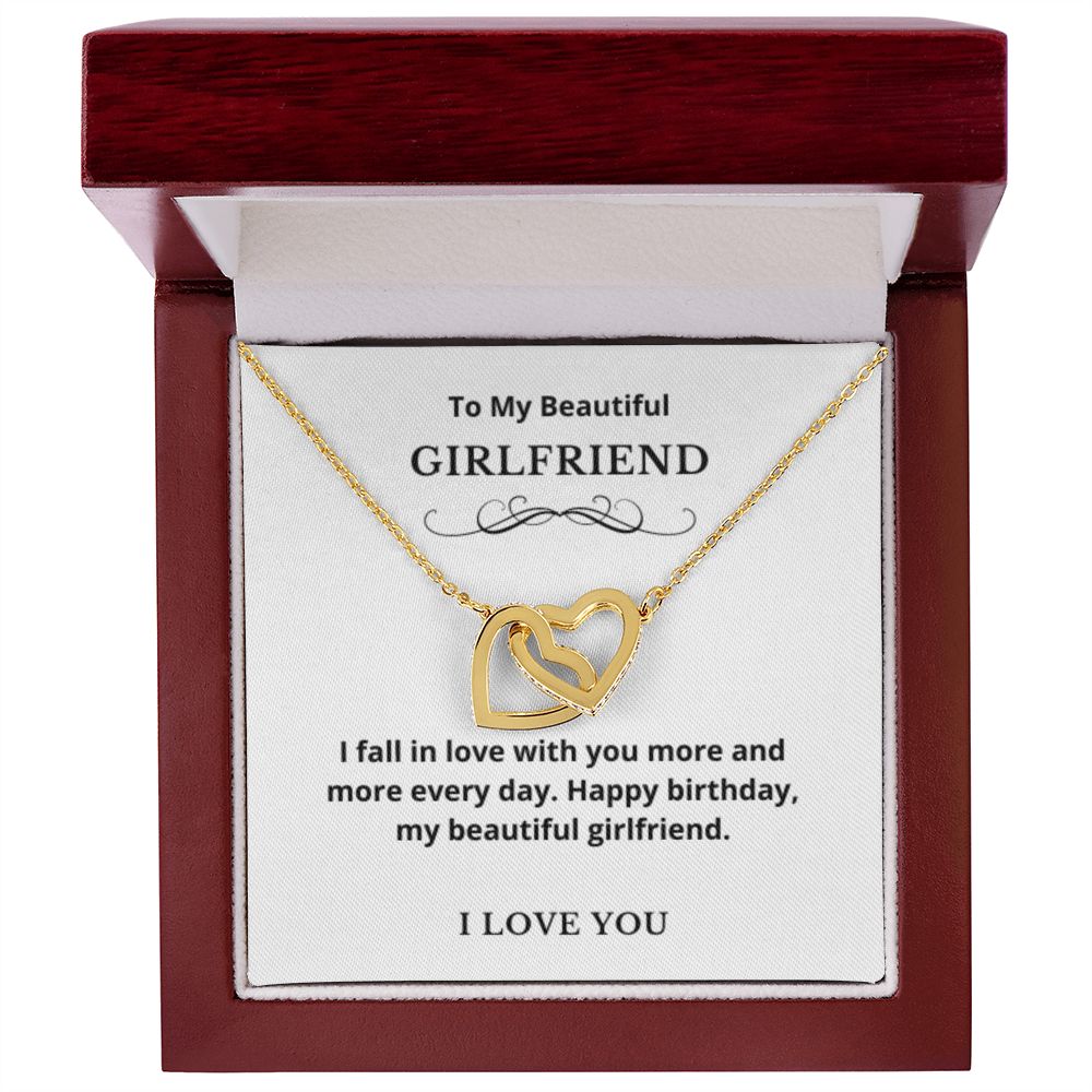 Hearts Jewelry, FG Family Gift, Girlfriend Necklace, Gift from Boyfriend, To My Soulmate Jewelry, GF Birthday Gift