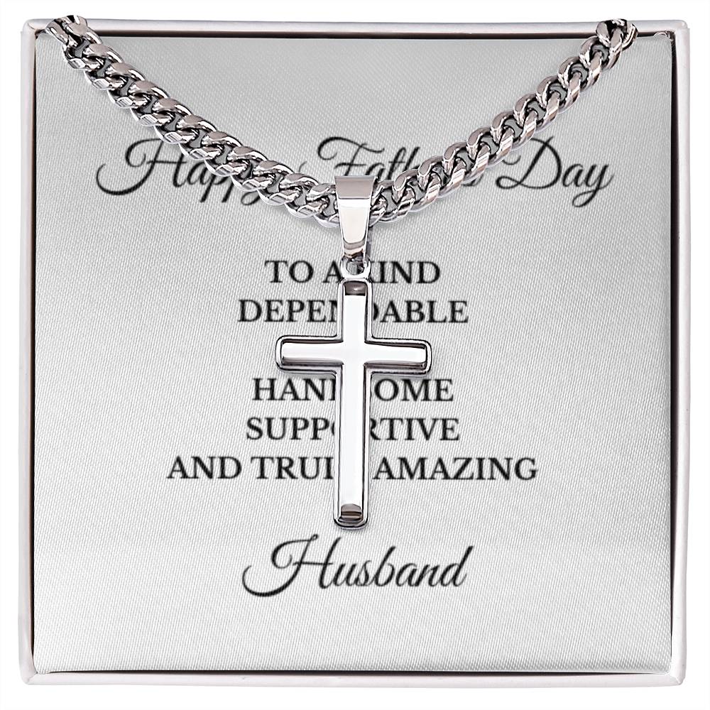 Cross Jewelry For Husband, Father to be, Future Father, Daddy to be from Wife, Father's Day