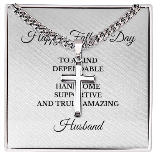 Cross Jewelry For Husband, Father to be, Future Father, Daddy to be from Wife, Father's Day