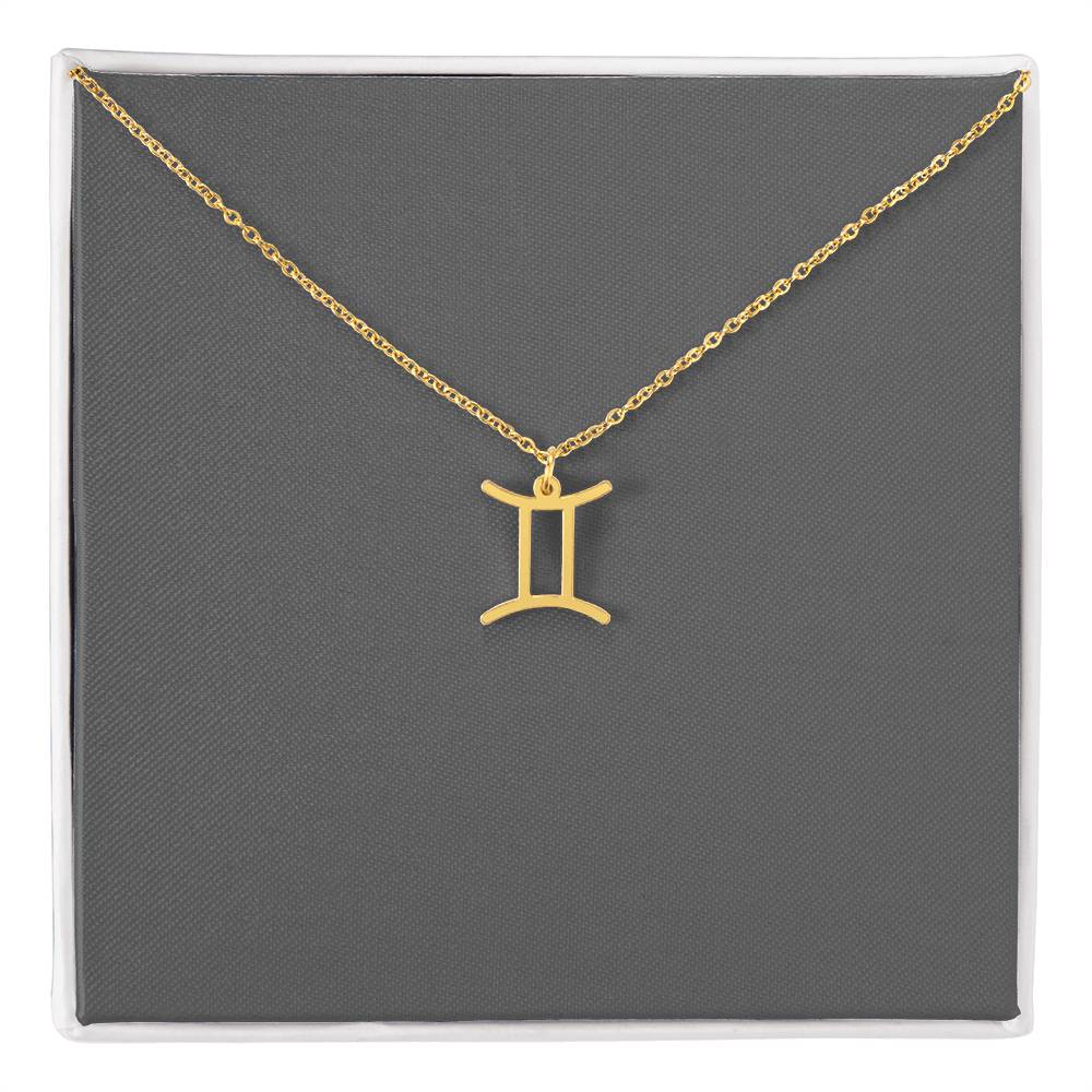 Zodiac Sign Birthday Month Necklace, Astrology Gifts Luxury