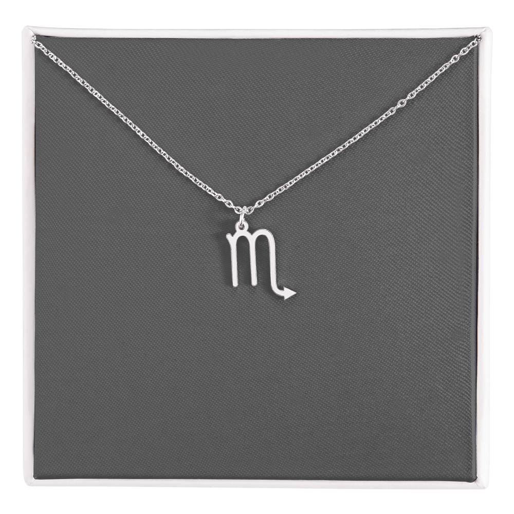 Zodiac Sign Birthday Month Necklace, Astrology Gifts Luxury