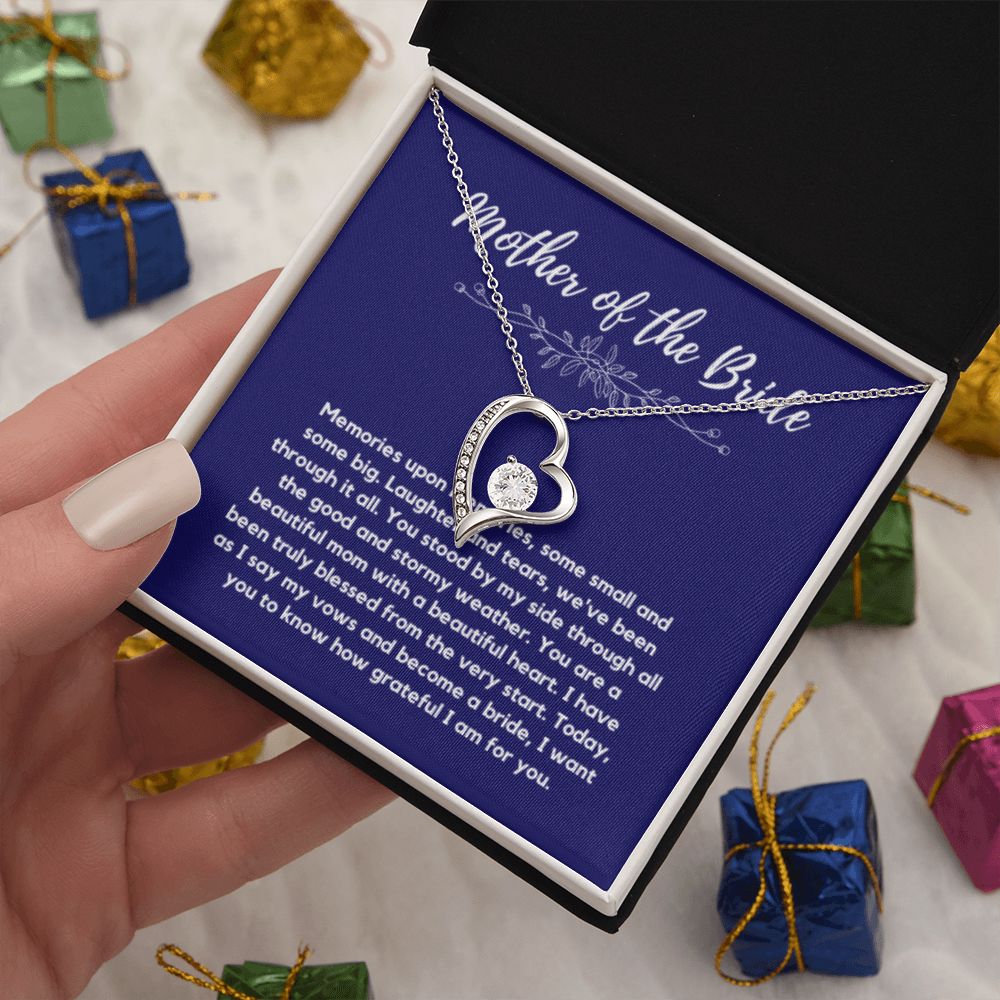 Mother of the Bride Gift from Bride, To My Mom on My Wedding Day, Mother of the Bride Necklace, Wedding Day Gift from Daughter