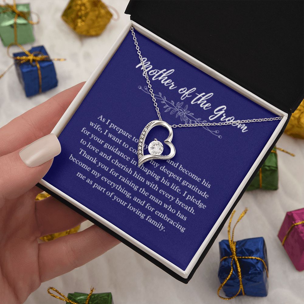 Mother of the Groom Necklace, Gift from Bride, Wedding Day, Mother-in-Law Jewelry, Future Mother-in-Law Gift