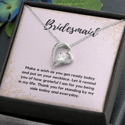 Bridesmaid Necklace Gift, Bridesmaid Thank You Gift, Bridal Party Gift Jewelry, Wedding Party